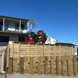 Residential retaining wall